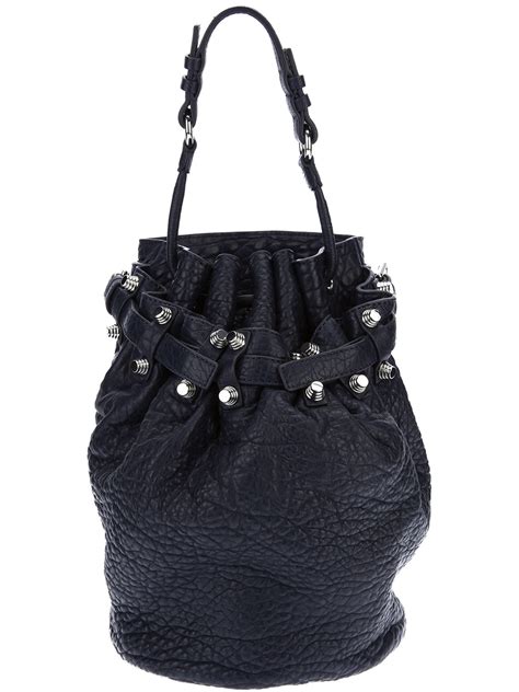 Alexander Wang Studded Diego Bucket Bag 